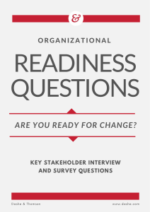 Organizational Readiness Stakeholder Interview and Survey Questions