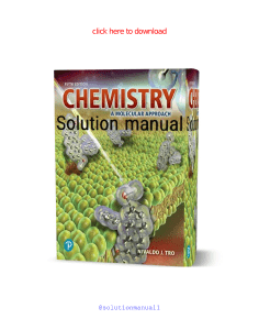 sample Solution Manual for Chemistry A Molecular Approach (1) 1