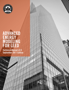 2011 USGBC LEED Advanced Energy Modeling for LEED V2.1c
