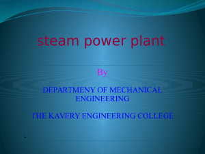 steam power plant PPT
