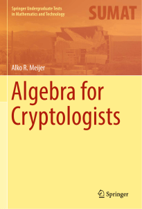 Algebra for Cryptologists ( PDFDrive )