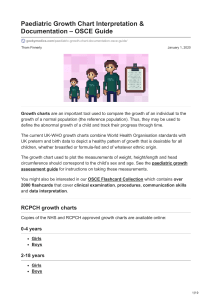 geekymedics.com-Paediatric Growth Chart Interpretation  Documentation  OSCE Guide