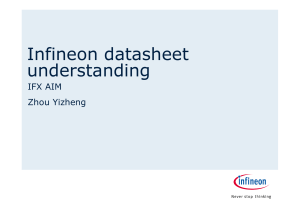 英飞凌数据手册解读Infineon datasheet  understanding