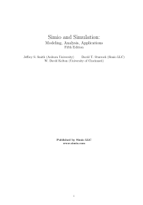 simio and simulation v5 textbook