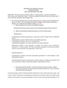 Endocrine Nursing Take-Home Exam