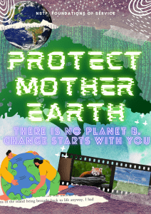 Brown World Environment Day Conservation Poster