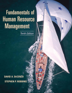 Fundamentals of Human Resource Managemen