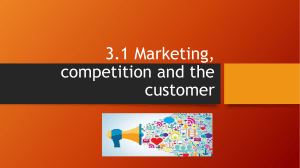3.1-Marketing--competition-and-the-customer