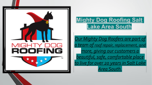 Mighty Dog Roofing Salt Lake Area South 