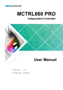 Novastar-MCTRL660Pro-LedController-Manual