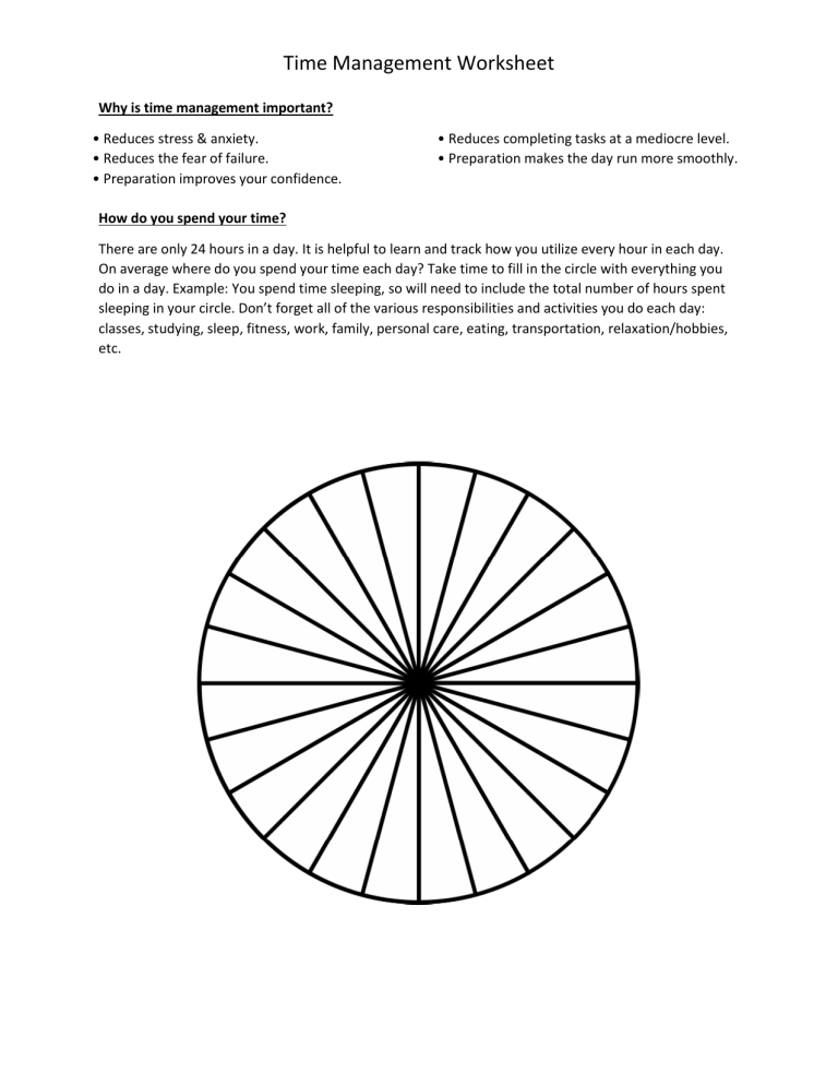 time-management-worksheet