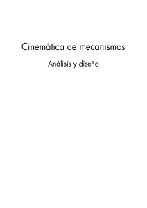 Cinematica de mecanismos