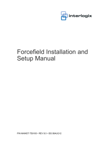 Forcefield Installation and Setup Manual