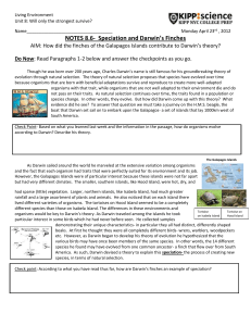 Honors Beaks of Finches 1 Handouts (1)