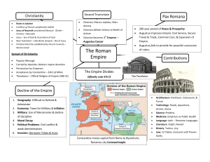 04 - Roman Empire Study Guide.