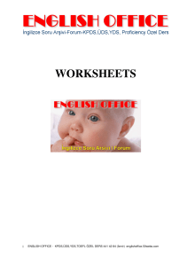 English-Worksheets