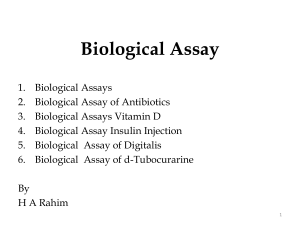 Biological Assay
