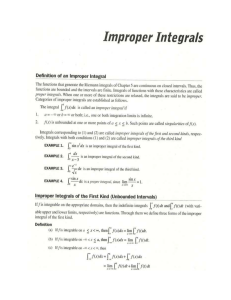 improper integral module 6 calculus