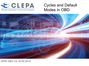 OBD2CG-04-01 CLEPA input cycles default modes 180914