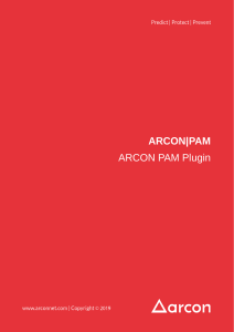 ARCON PAM Plugin