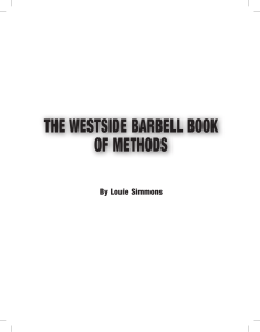 The Westside Barbell Book of Methods ( PDFDrive )