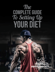 The Complete Guide To Setting Up Your Diet v2.3.4