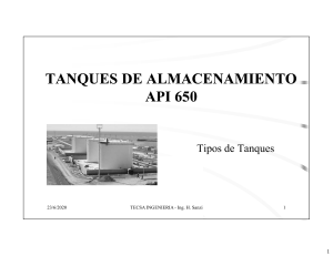 CAPITULO 1 - UTN2020 - TIPOS DE TANQUES API 650