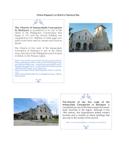 GECHist - Online Research on Bohol Historical SItes