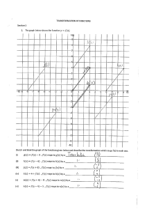 TransformationsofFunctions - Linearworksheet 1 answers