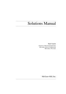Solutions of Power Systems Analysis by H