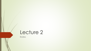 LT Lecture 2