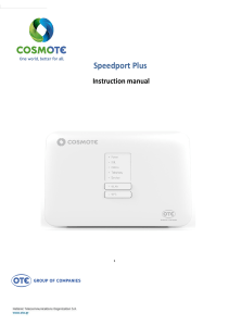 Speedport Plus User Manual eng