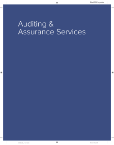 Auditing & Assurance Services 8th By Timothy J Louwers 