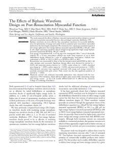 The effects of biphasic waveform design