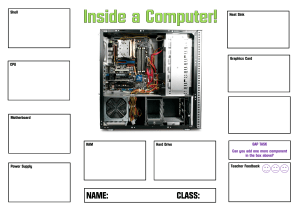 Inside a Desktop Computer Organizer