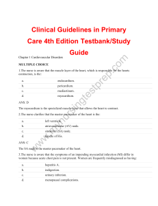 Clinical Guidelines in Primary Care TB
