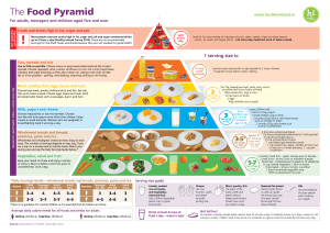 A3 Healthy Ireland Food-Pyramid-Poster Health Professionals Educators Version