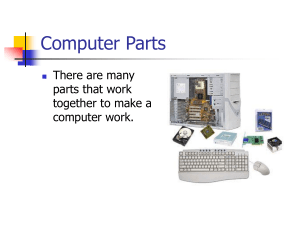 CTE I Computer Parts