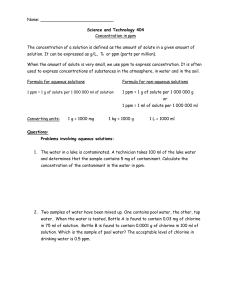 ppm worksheet