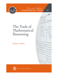 The Tools of Mathematical Reasoning by Tamara J. Lakins (z-lib.org)