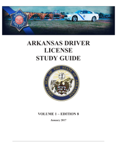 ARKANSAS DRIVER LICENSE manual 2017(1)