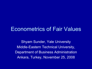 Econometrics of Fair Values-ppt