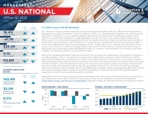 US Office MarketBeat Q1-2021