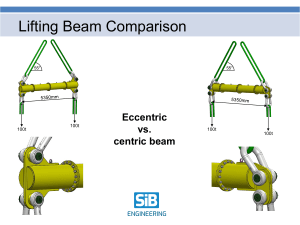 Lifting beam - design comparison