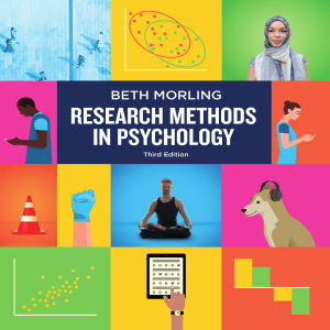 Research Methods in Psychology Evaluating a World of Information by Beth Morling