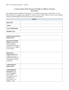 Critical Analysis Book Charts Template revised 2021