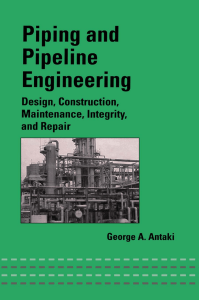 Piping and Pipeline Engineering