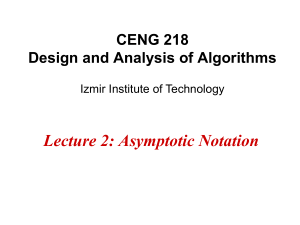 ceng218 02 asympthotic notation