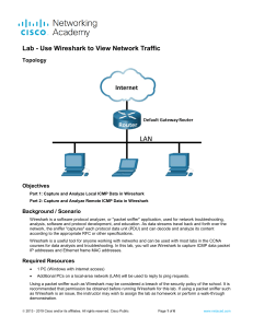3.7.10-Lab - Use Wireshark to View Network Traffic