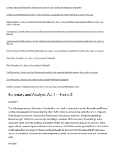 ARITS Act I — Scene 2 Summary